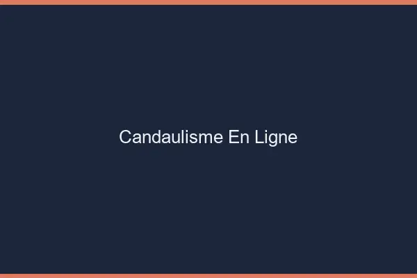 Candaulisme en ligne