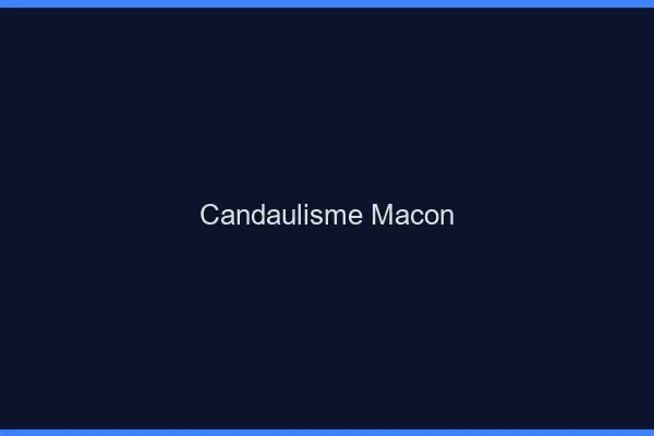 Candaulisme Mâcon