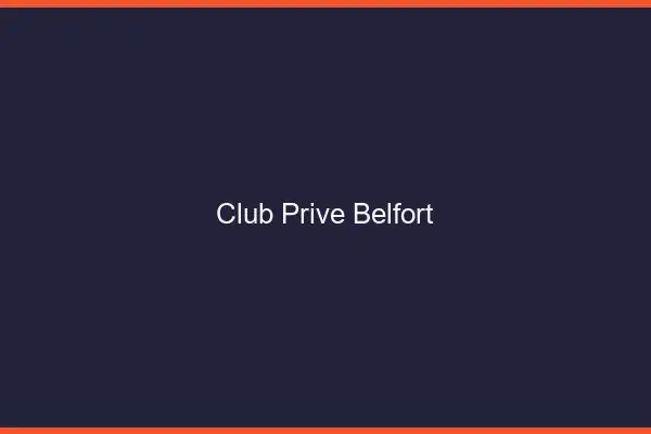 Club privé Belfort