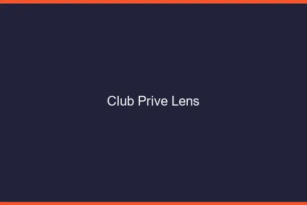 Club privé Lens