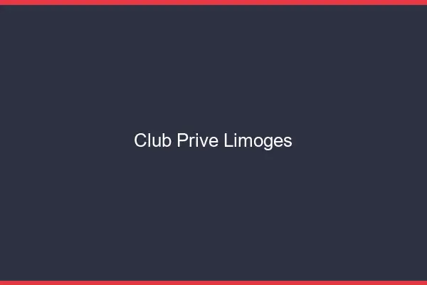 Club privé Limoges