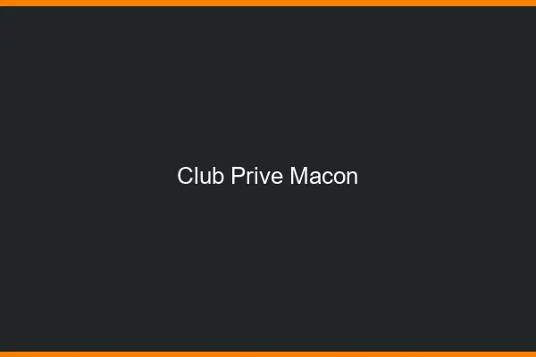 Club privé Mâcon