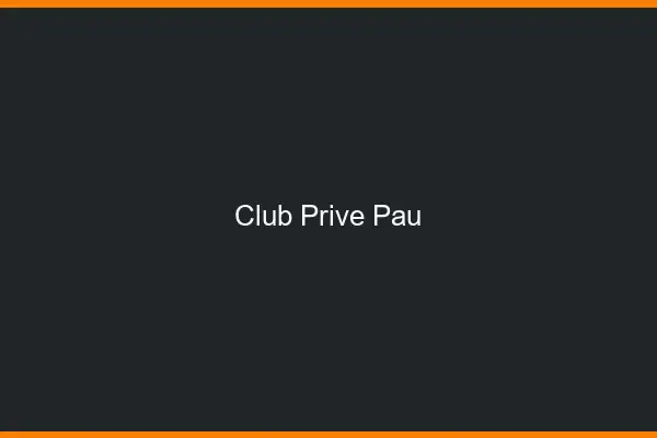 Club privé Pau