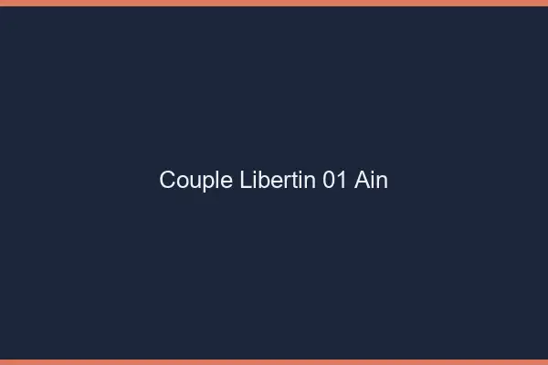 Couple libertin 01 ain