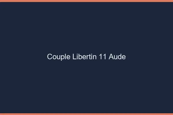 Couple libertin 11 aude