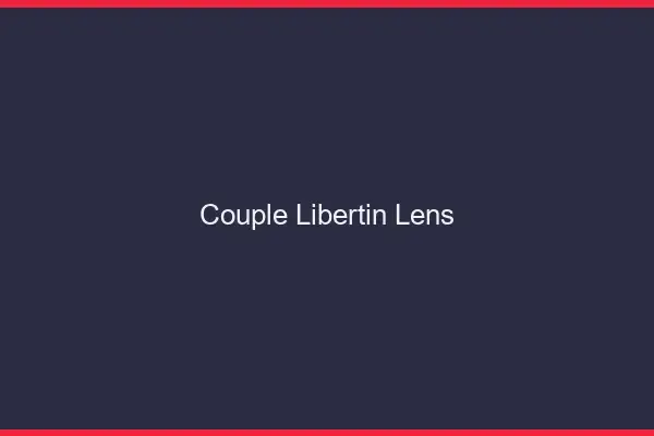 Couple libertin Lens