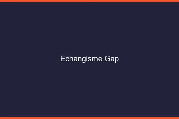 Échangisme Gap