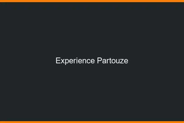 Expérience partouze