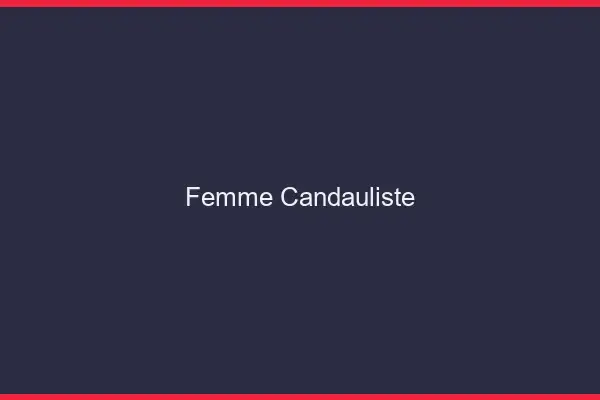 Femme candauliste