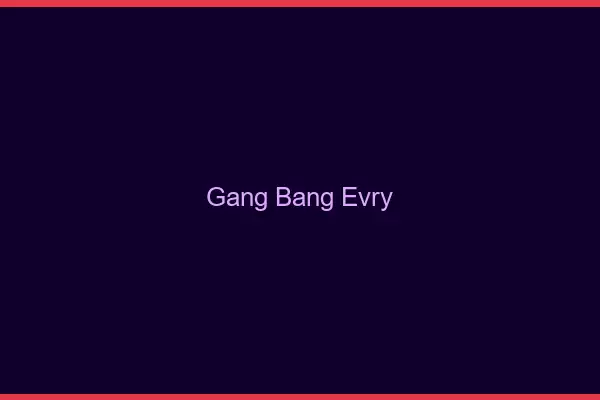 Gang bang Évry