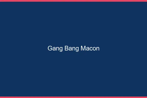 Gang bang Mâcon