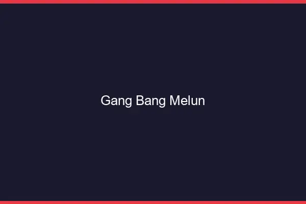 Gang bang Melun