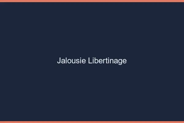 Jalousie libertinage