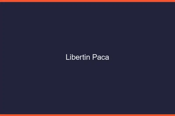 Libertin PACA