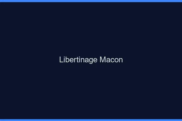 Libertinage Mâcon