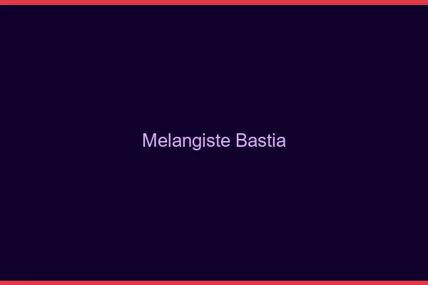 Mélangiste Bastia