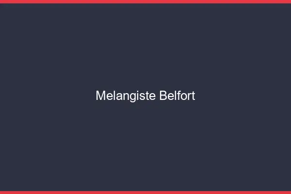 Mélangiste Belfort