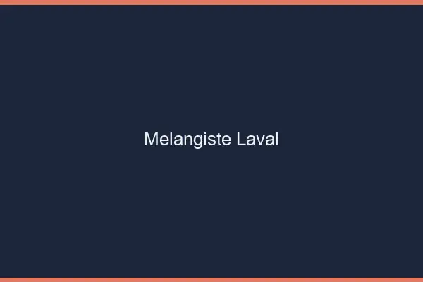 Mélangiste Laval