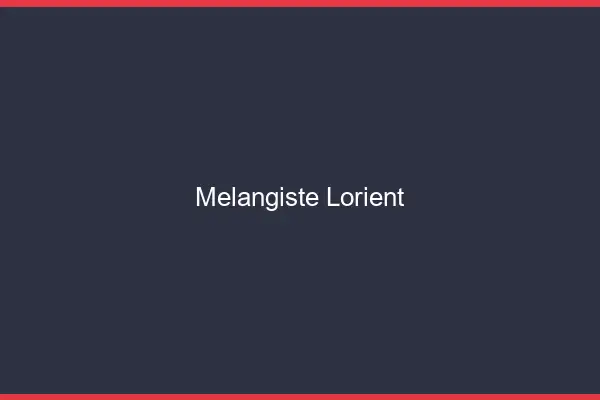 Mélangiste Lorient