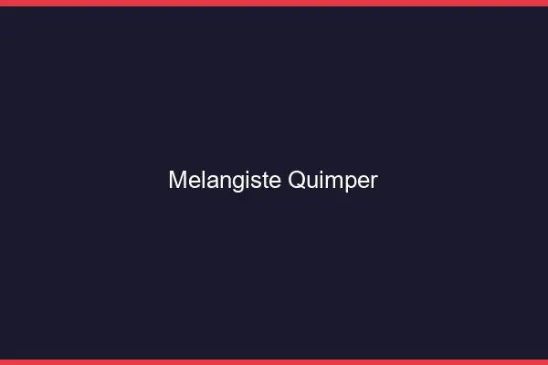 Mélangiste Quimper