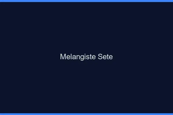 Mélangiste Sète