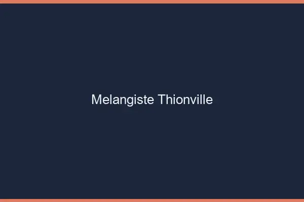 Mélangiste Thionville