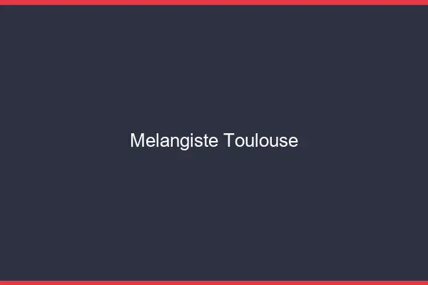 Mélangiste Toulouse