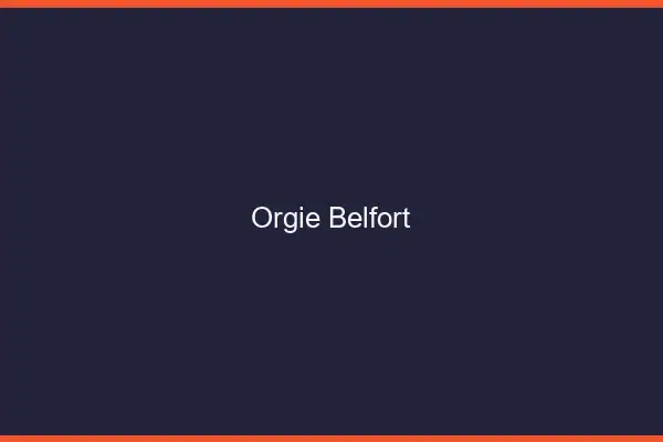 Orgie Belfort