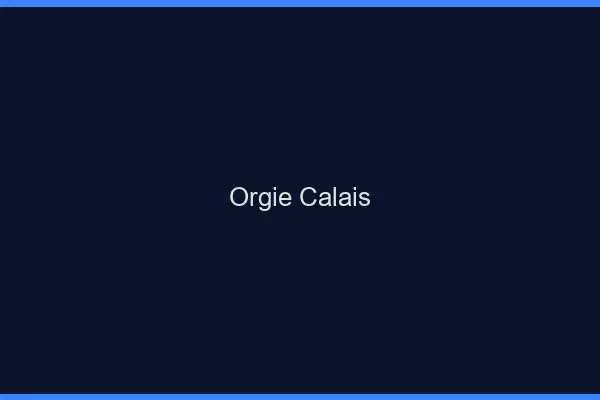 Orgie Calais