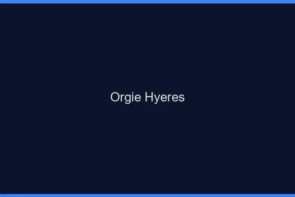 Orgie Hyères