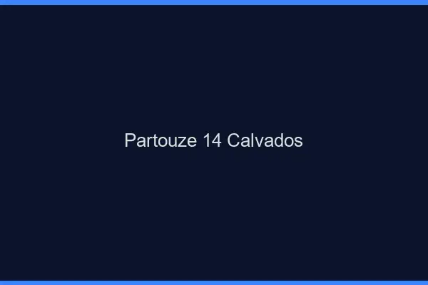 Partouze 14 calvados