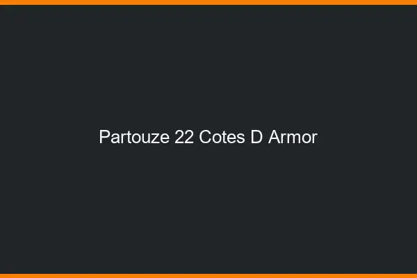 Partouze 22 côtes-d'armor