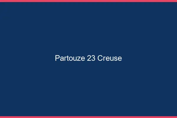 Partouze 23 creuse