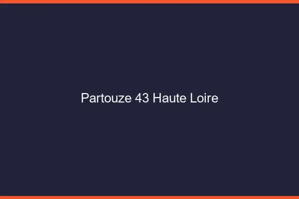 Partouze 43 haute-loire