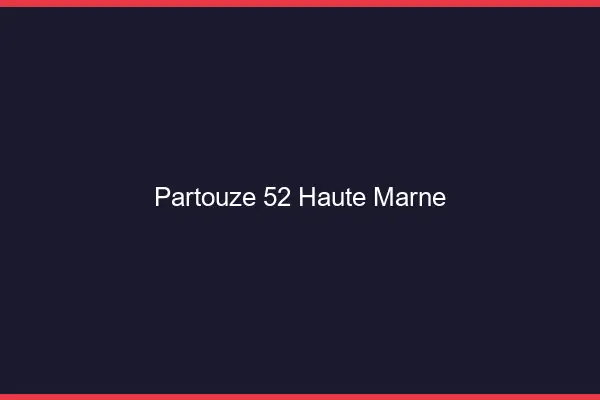 Partouze 52 haute-marne