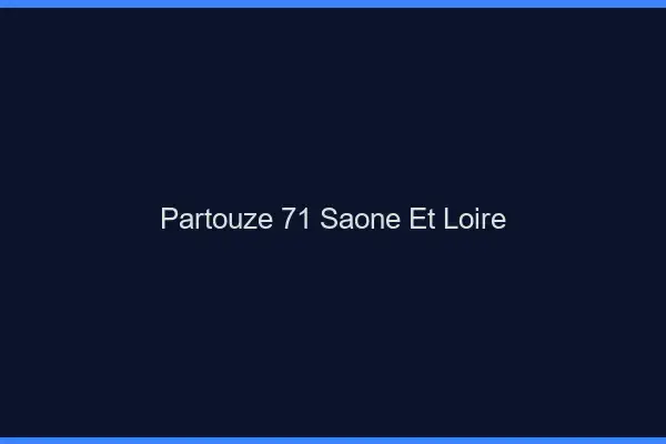 Partouze 71 saône-et-loire