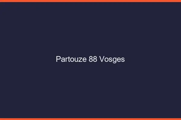 Partouze 88 vosges