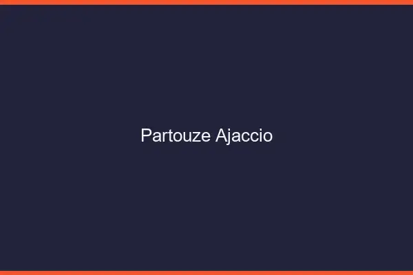 Partouze Ajaccio