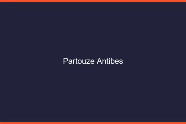 Partouze Antibes