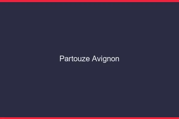 Partouze Avignon