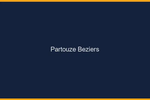Partouze Béziers