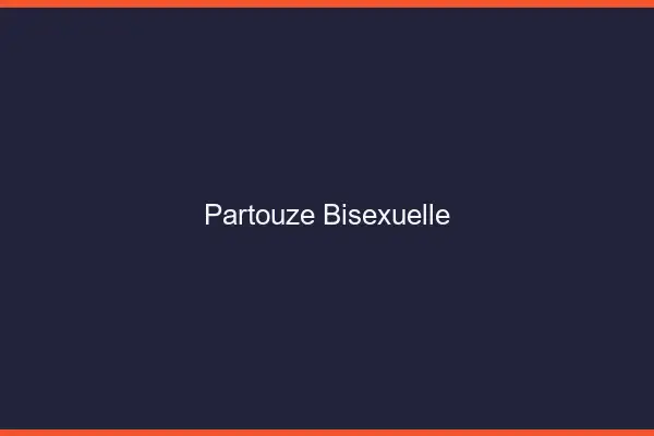 Partouze bisexuelle