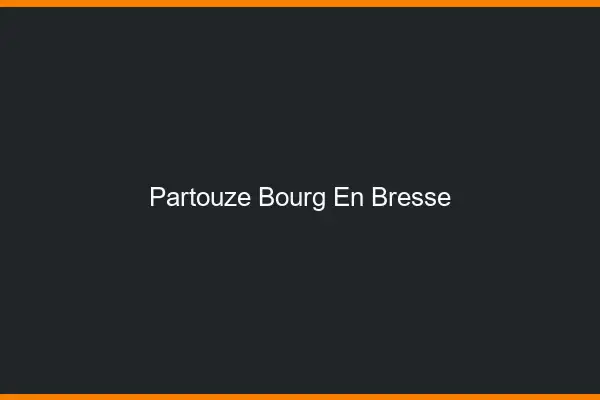 Partouze Bourg-en-Bresse