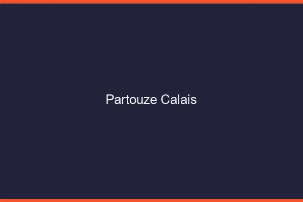 Partouze Calais
