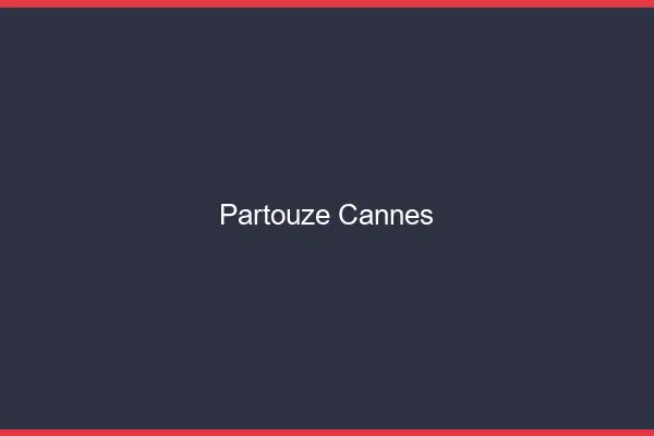 Partouze Cannes