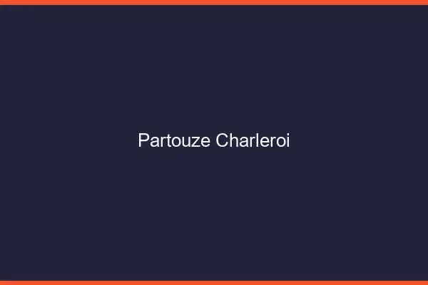 Partouze Charleroi