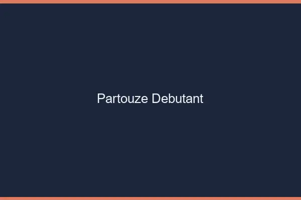 Partouze débutant