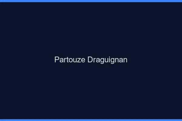 Partouze Draguignan
