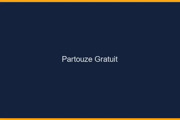 Partouze gratuit