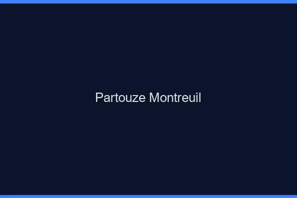 Partouze Montreuil